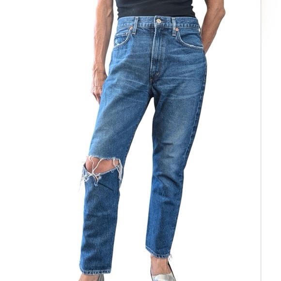 Citizens Of Humanity Denim - Citizens Of Humanity Premium Vintage Dree Crop High-Rise Slim Straight Jeans 29